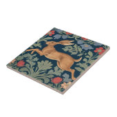 ハレウィリアム離れモリススタイルフェーシングフローラ タイル (側面)