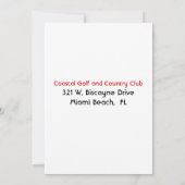 ハレキンかわいらし婚約パーティ招待状 招待状 (裏面)