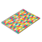 ハレキンヴィンテージパターン ノートブック (左側)