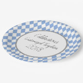 ハレキン-お祝い-テンプレート-青 ペーパープレート (アングル)