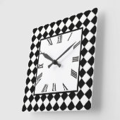 ハレキン スクエア壁時計 (傾斜)