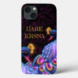 ハレクリシュナアート – 神の美しい孔雀 iPhone 13ケース