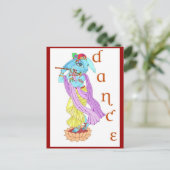 ハレクリシュナダンス ポストカード (スタンド正面)