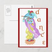 ハレクリシュナダンス ポストカード (正面/裏面)