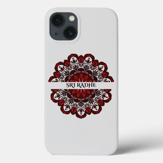 ハレクリシュナ - シリラデー - ラダクリシュナの花 Case-Mate iPhoneケース (裏面)