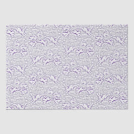 ハレスフィールドバンニーラビットパターンホワイトバイオレット 薄葉紙