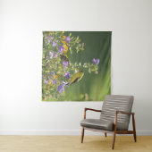 ハレベルの花の金魚 タペストリー (インサイチュ(横))