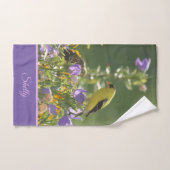 ハレベルの花の金魚 バスタオルセット (ハンドタオル)