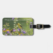 ハレベルの花の金魚 ラゲッジタグ (正面横)