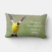 ハレベルの花の金魚 ランバークッション (裏面)