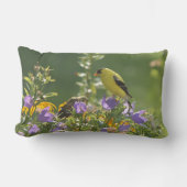 ハレベルの花の金魚 ランバークッション (正面)