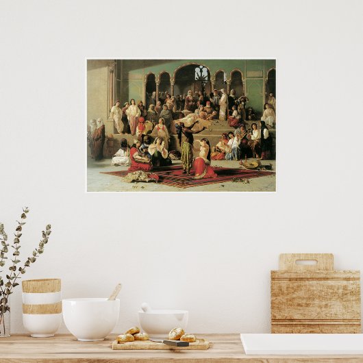 ハレムの蜂の踊り， 1863 ポスター (キッチン)