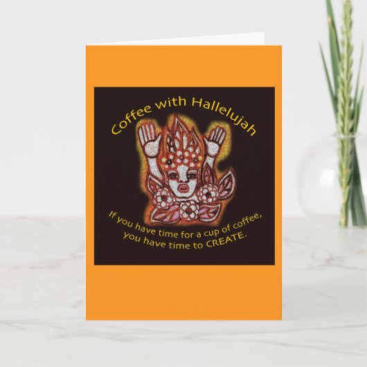 ハレルジャカード付きコーヒー カード (正面)