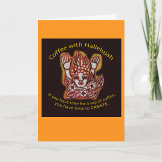 ハレルジャカード付きコーヒー カード
