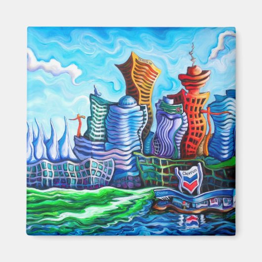 ハレルジャポイントバンクーバー マグネット (正面)