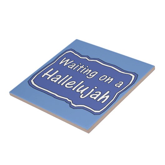 ハレルヤで待つ タイル (側面)