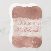 ハレルヤを持ち上げるキリストはクリスマス生まれである シーズンカード (正面/裏面)