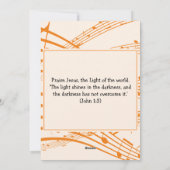 ハレルヤヘエン |クリスチャン |ハロウィーン シーズンカード (裏面)