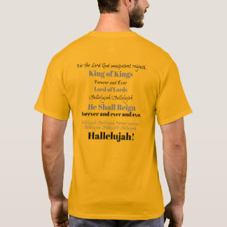 ハレルヤ合唱シャツ Tシャツ