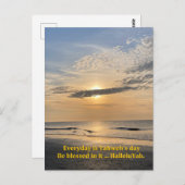 ハレルヤ日の出はがき ポストカード (正面/裏面)