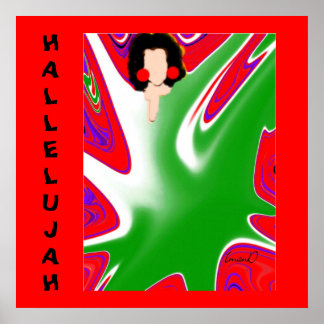 ハレルヤ！キャンバスプリント ポスター