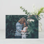 ハレルヤ・クリスマス | 宗教エレガント写真 シーズンカード (スタンド正面)