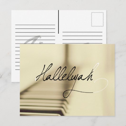 ハレルヤ ポストカード (正面/裏面)