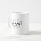 ハレルヤ モノグラム コーヒーマグカップ (正面左)