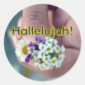 ハレルヤ ラウンドシール (正面)