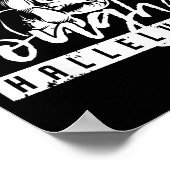 ハレルヤ 激闘 感謝 イエス 聖書 文句 Tシャツ ポスター (角)