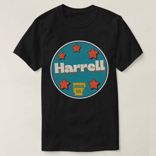ハレル、アーカンソー州 Tシャツ (デザイン正面)