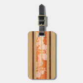 ハレワサーフボードハワイアンラゲージタグ ラゲッジタグ (正面縦)