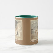 ハレー彗星(1835)を見るジョン・ジェームス・シャロン マグカップ (中央)