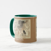 ハレー彗星(1835)を見るジョン・ジェームス・シャロン マグカップ (正面左)