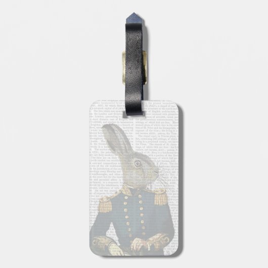 ハレ中尉 ラゲッジタグ (裏面縦)