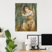 ハレ女射手狩りin the woods ポスター (ホームオフィス)