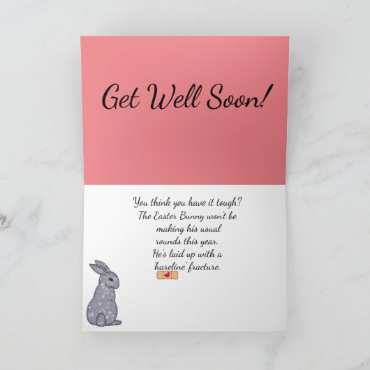 「ハレ線」骨折 サンキューカード (内部)