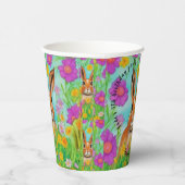 ハレ誕生日パーティー紙カップ、編集可能文字。 紙コップ (右)