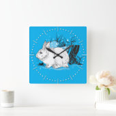 ハレ スクエア壁時計 (ホーム)