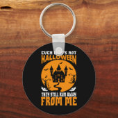 ハロおもしろいイもしンキーチェーンではない キーホルダー (正面)