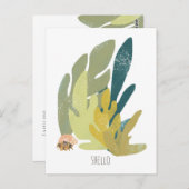 ハロおもしろいハロー ポストカード (正面/裏面)