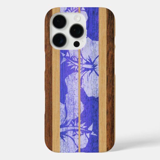 ハロイワサーフボードハワイアンインパープル Case-Mate iPhoneケース (裏面)