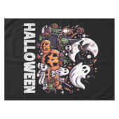 ハロイーンをテーマにしたデザイン テーブルクロス (正面(横))