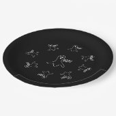 ハロウおもしろいィン用の幽霊叫び声  ペーパープレート (アングル)