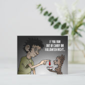 ハロウもしンの夜に走はお菓子が無い シーズンポストカード (スタンド正面)