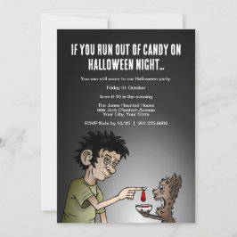 ハロウもしンの夜に走はお菓子が無い 招待状