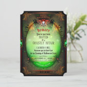 ハロウィしゃれているン幽霊事件パーティの招待状 招待状 (スタンド正面)