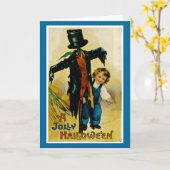 ハロウィすてきン カード (黄色い花)