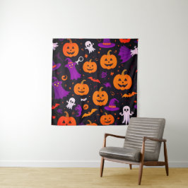 ハロウィよくはしゃぐン タペストリー