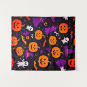 ハロウィよくはしゃぐン タペストリー (正面(横))